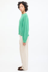 Lou Lou Studio Green Cashmere Pemba Sweater