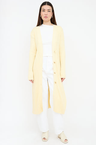 Loulou Studio Silk Blend Long Cardigan