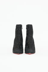 Christian Louboutin Lace Ankle Bootie