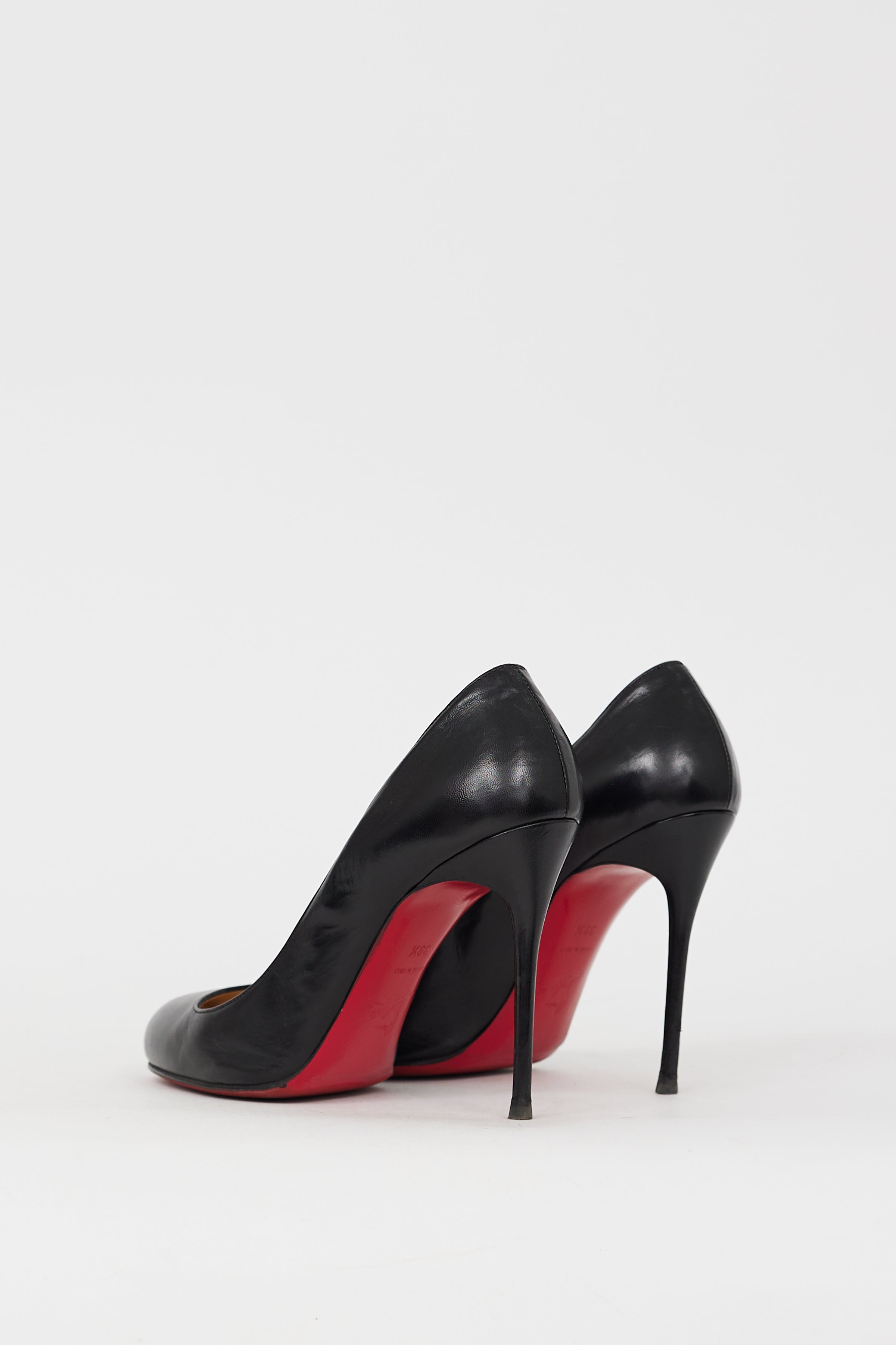 Christian Louboutin // Black Leather Fifi 110 Pump – VSP Consignment