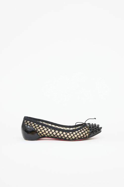 Christian LouboutinMesh & Stud Flat