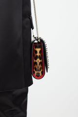 Christian Louboutin Black & Multicolour Paloma Studded Bag
