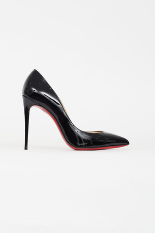 Christian Louboutin Black Patent Pointed Toe Pump