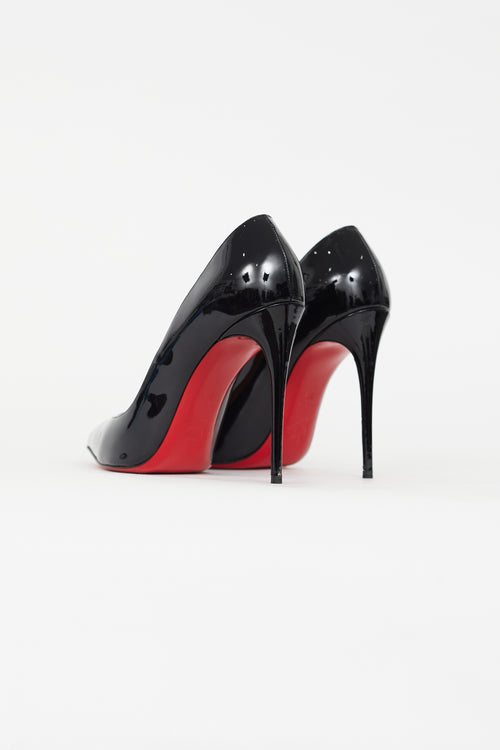 Christian Louboutin Black Patent Pointed Toe Pump