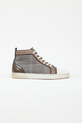 Christian Louboutin Bruno Orlato Red and Brown Plaid Oxfords Christian Louboutin Bruno Orlato Granariso Canvas Leather  main image 2