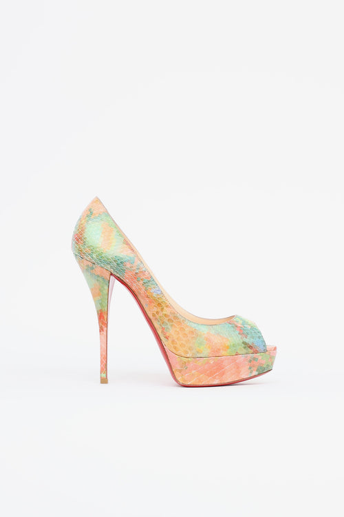 Christian Louboutin Embossed Pixel Torca Pump