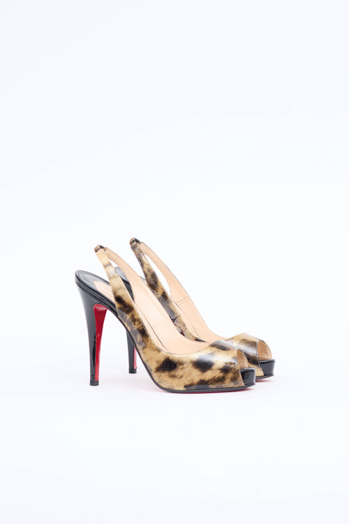 Christian Louboutin Patent No Prive Heel