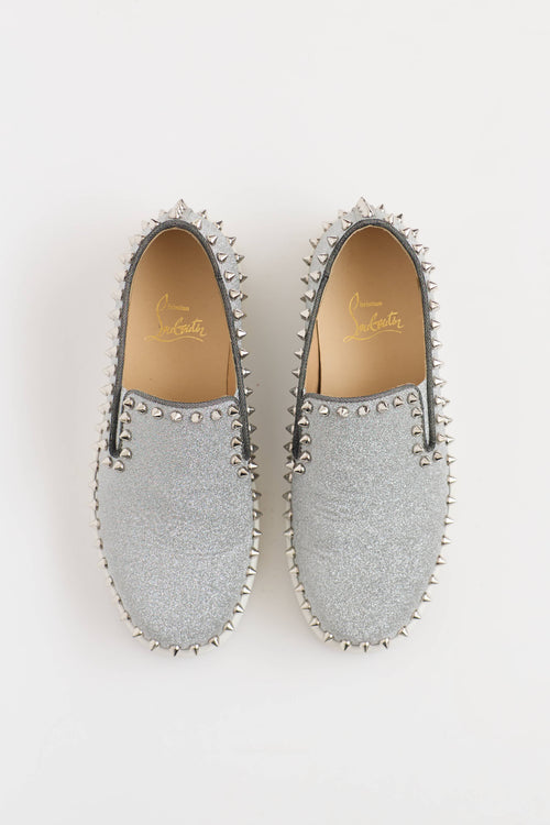 Christian LouboutinGlitter Pik Boat Sneaker