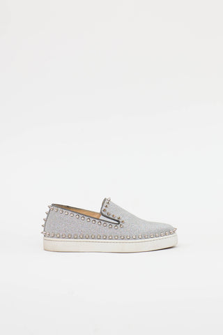Christian LouboutinGlitter Pik Boat Sneaker