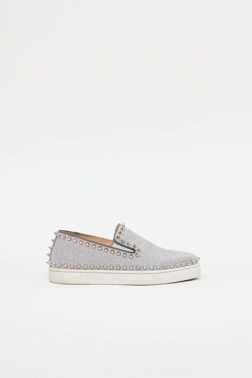 Christian LouboutinGlitter Pik Boat Sneaker