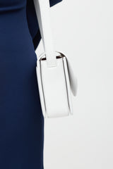 Christian Louboutin White Leather Loubi54 Bag