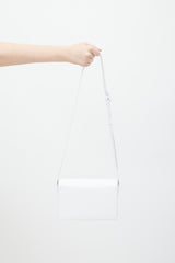 Christian Louboutin White Leather Loubi54 Bag