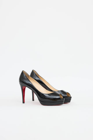 Christian LouboutinPatent Lady Peep Pump