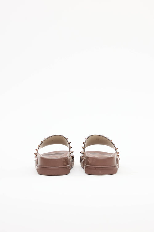 Christian LouboutinStud Pool Fun Slide