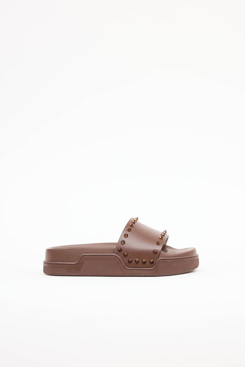 Christian LouboutinStud Pool Fun Slide