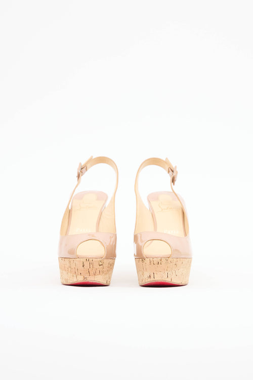 Christian LouboutinUne Plu Cork Wedge