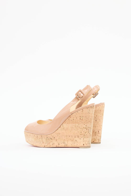 Christian LouboutinUne Plu Cork Wedge