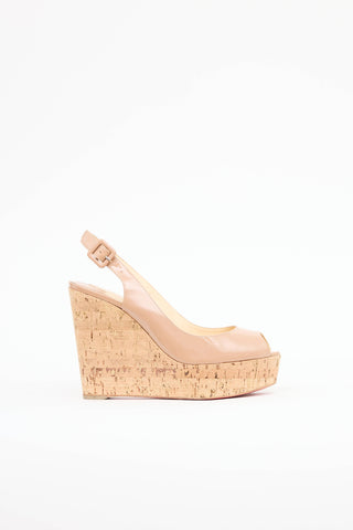 Christian LouboutinUne Plu Cork Wedge