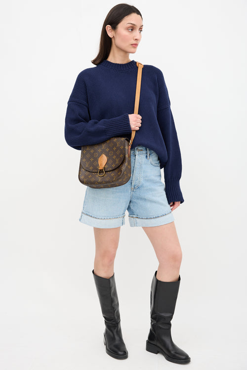 Louis Vuitton 1990 Monogram Saint Cloud Messenger Bag