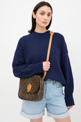 Louis Vuitton 1990 Monogram Saint Cloud Messenger Bag