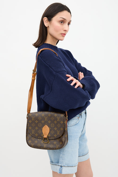 Louis Vuitton 1990 Monogram Saint Cloud Messenger Bag