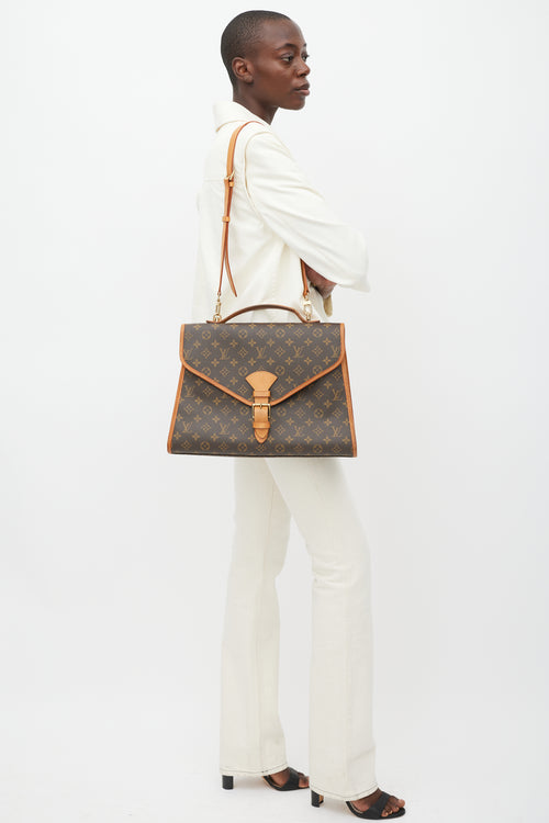 Louis Vuitton 1998 Brown Monogram Beverly Bag