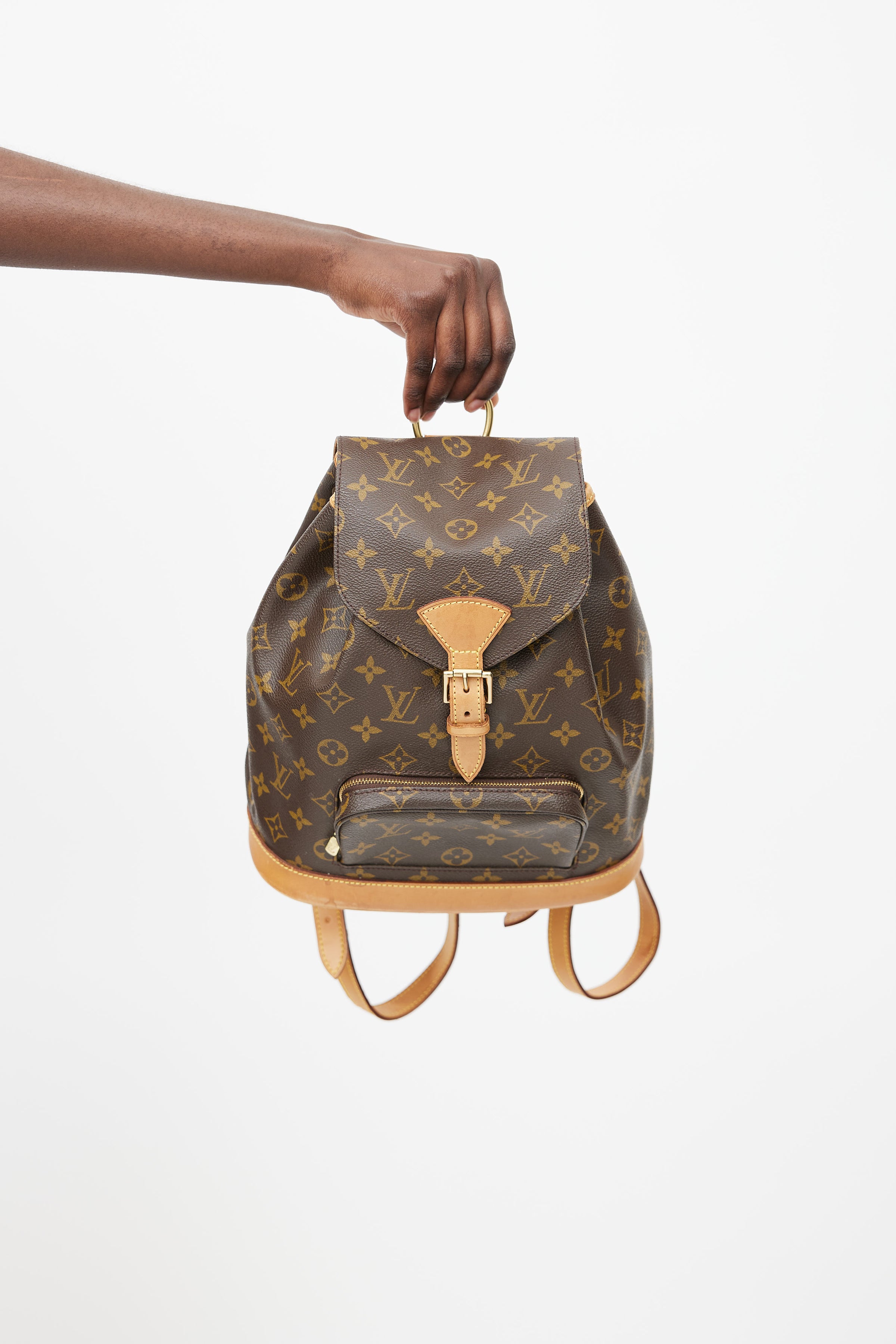 Louis Vuitton // 1998 Brown Monogram Canvas Montsouris Backpack – VSP Consignment Louis Vuitton // 1998 Brown Monogram Canvas Montsouris Backpack – VSP Consignment