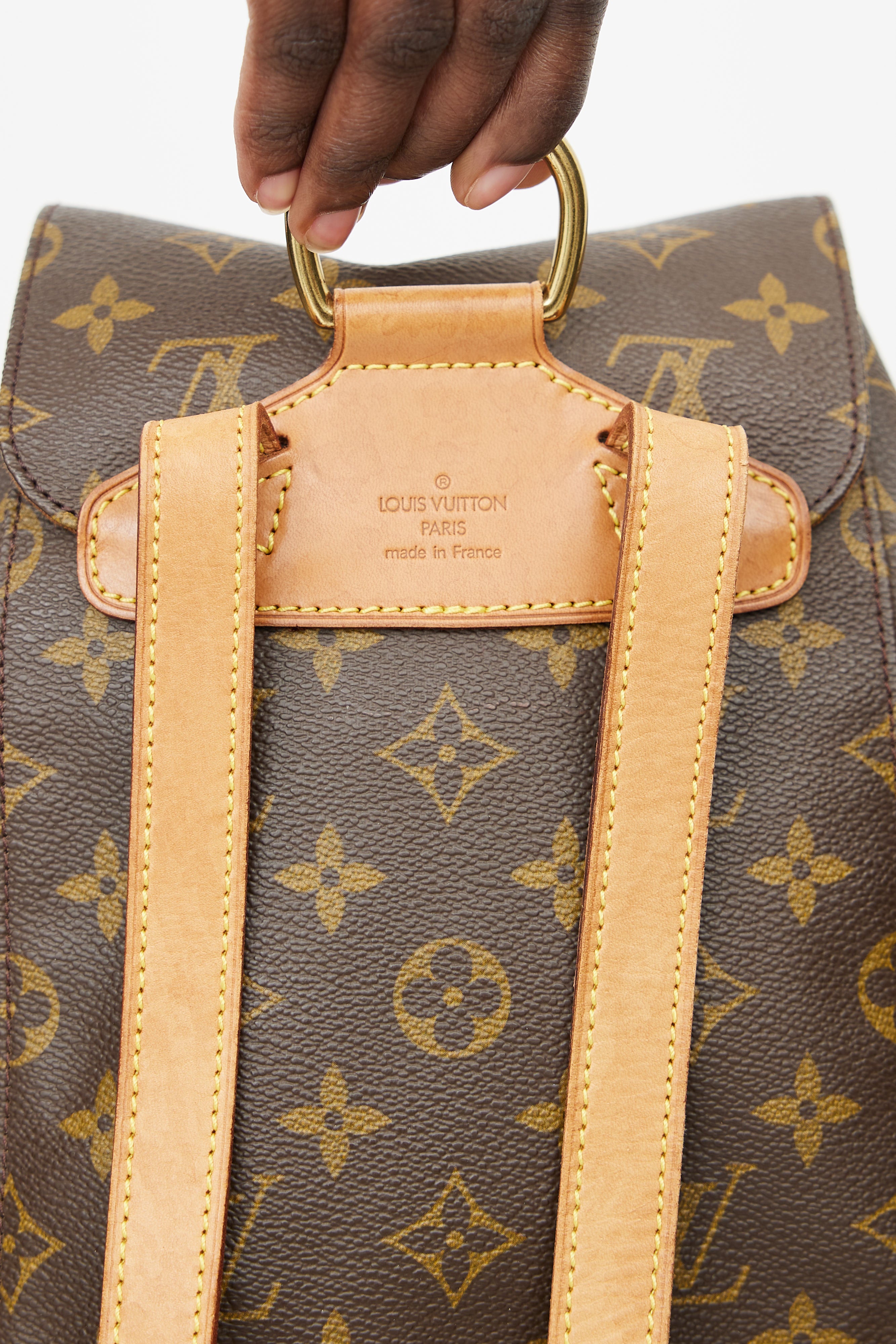 Louis Vuitton // 1998 Brown Monogram Canvas Montsouris Backpack – VSP Consignment
