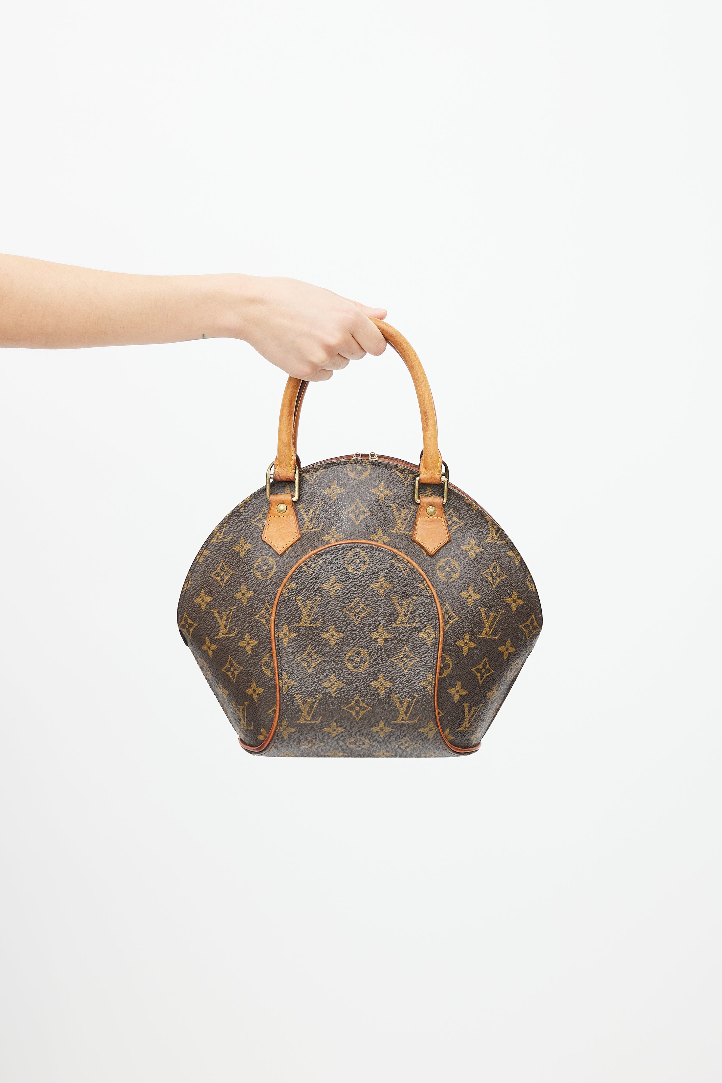 louis vuitton 1998 ellipse backpack Louis Vuitton // 1998 Brown Monogram Ellipse PM Bag – VSP Consignment