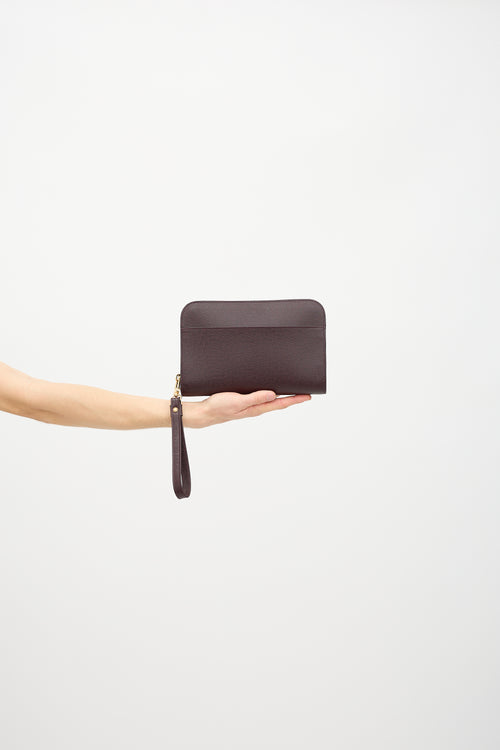 Louis Vuitton 1998 Taiga Leather Baikal Clutch