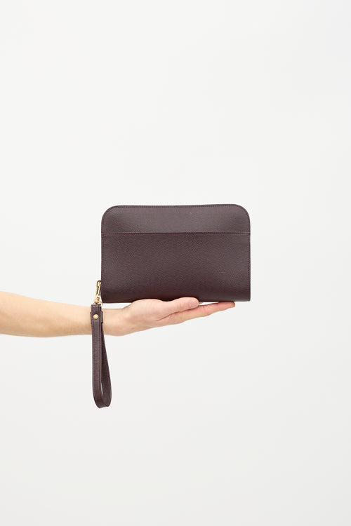 Louis Vuitton 1998 Taiga Leather Baikal Clutch