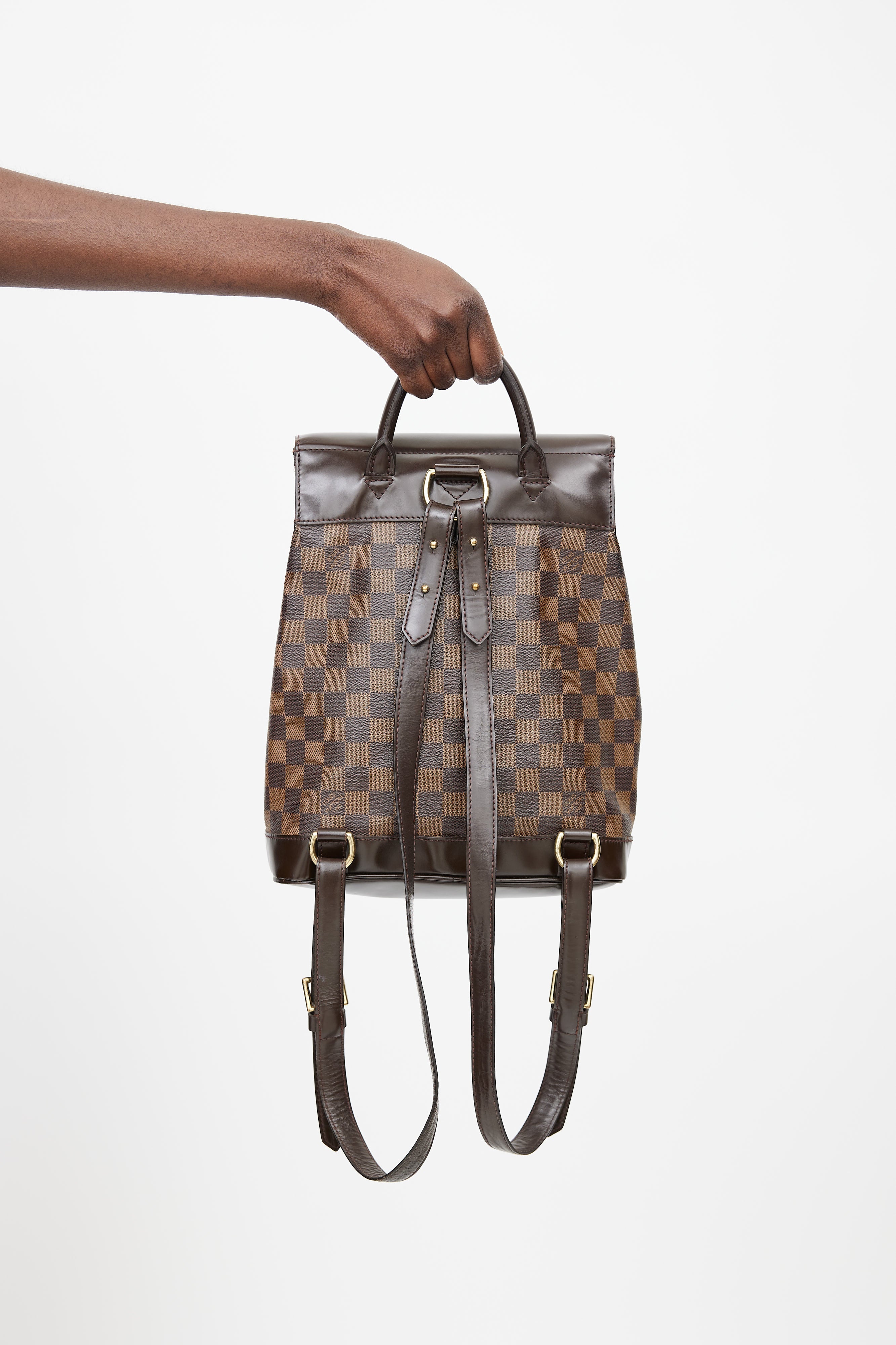 Louis Vuitton // 2000 Brown Damier Ebene Soho Backpack – VSP Consignment