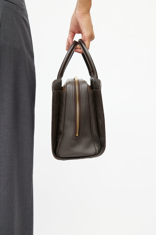 Louis Vuitton 2000 Brown Damier Ebene Triana Bag