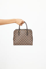Louis Vuitton 2000 Brown Damier Ebene Triana Bag