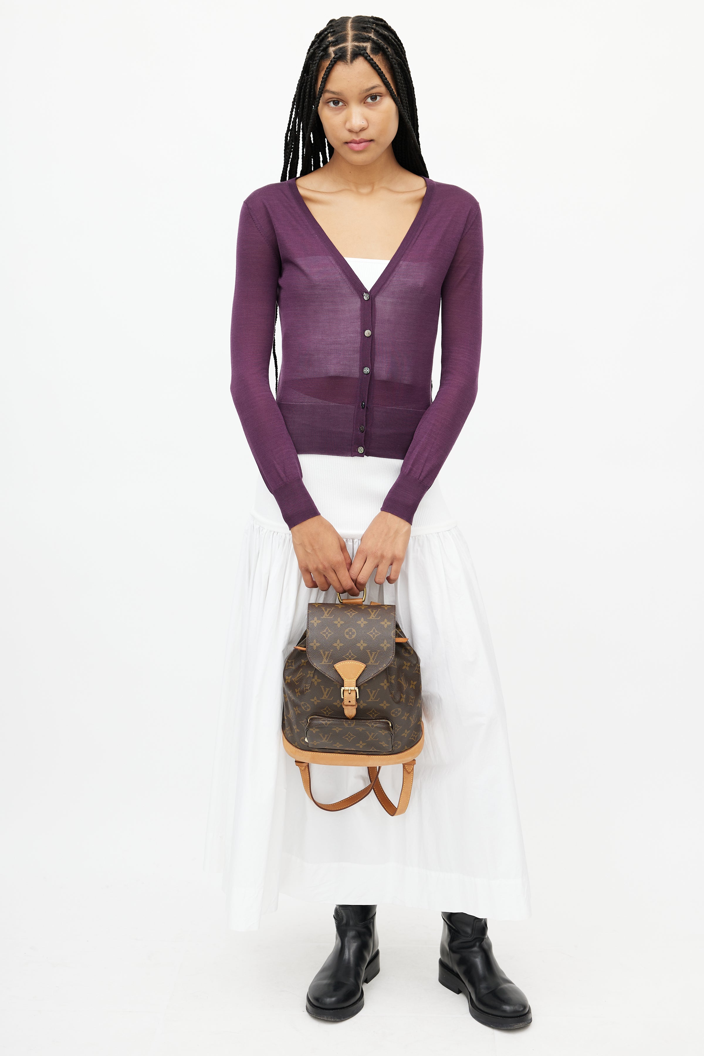 Louis Vuitton // Brown Monogram Montsouris MM Backpack – VSP Consignment