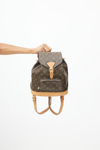 Louis Vuitton 2000 Brown Monogram Montsouris Backpack