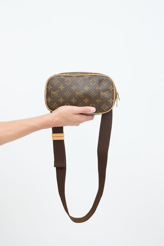 Louis Vuitton 2004 Brown Monogram Pochette Gange Bag