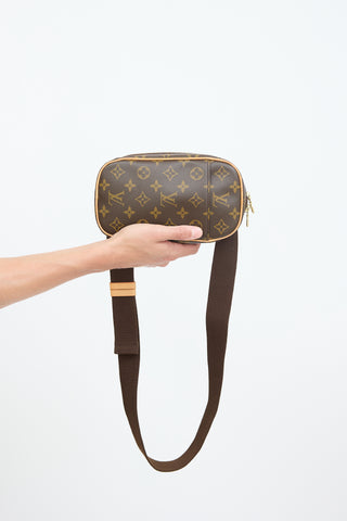 Louis Vuitton 2004 Brown Monogram Pochette Gange Bag