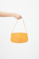 Louis Vuitton 2004 Orange Epi Leather Demi Lune Pochette