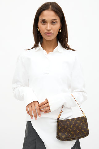 Louis Vuitton 2007 Monogram Canvas Pochette Bag