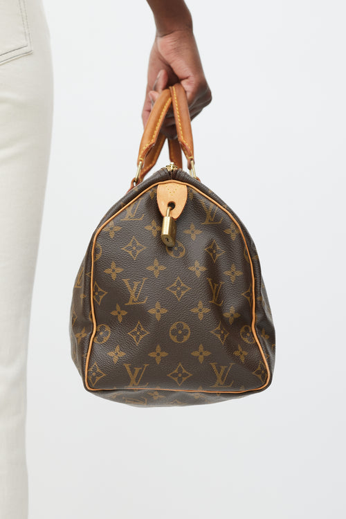 Louis Vuitton 2008 Brown Monogram Speedy 30 Bag