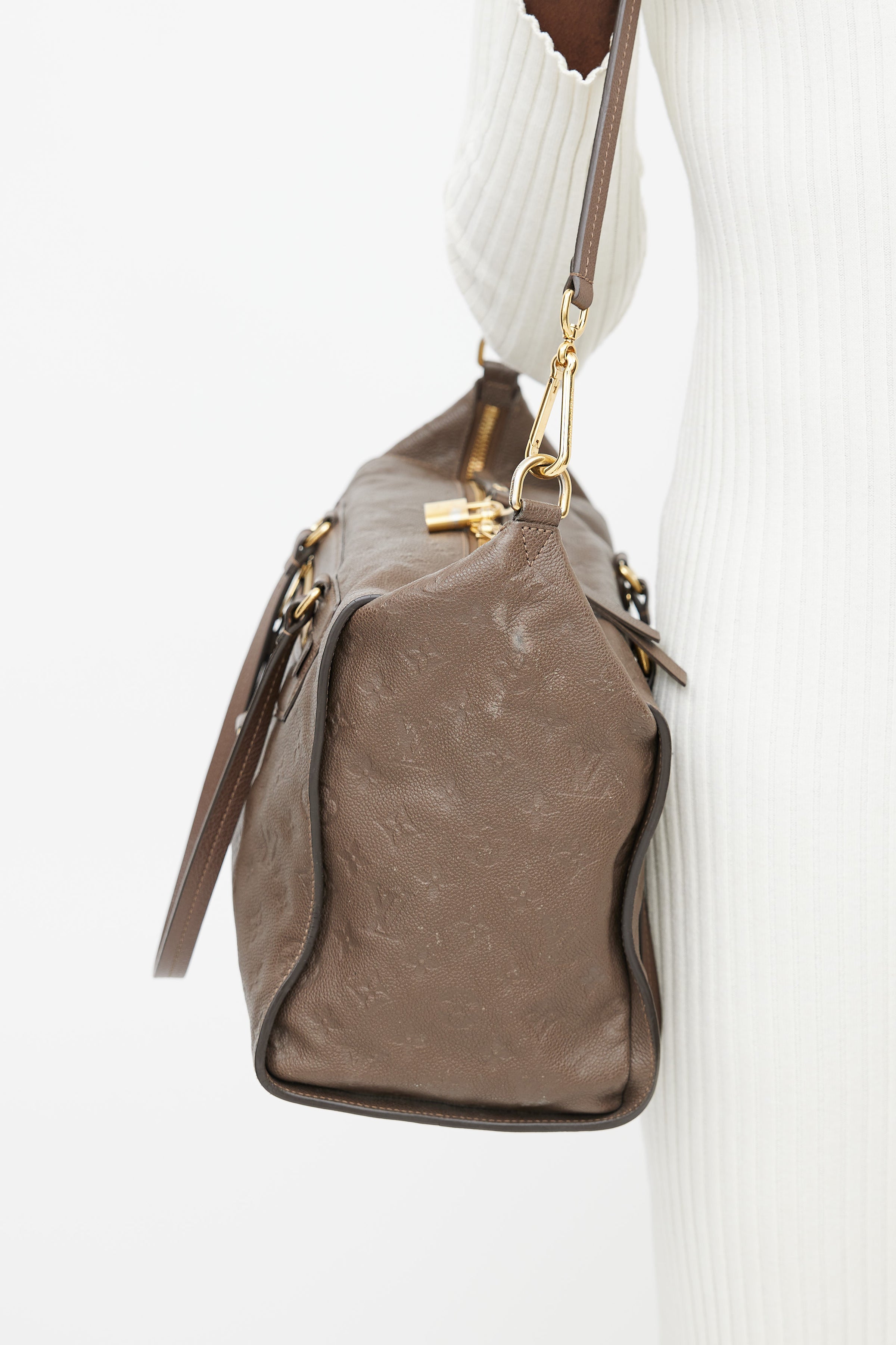 Louis Vuitton // 2011 Brown Monogram Empreinte Lumineuse Bag – VSP