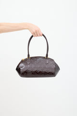 Louis Vuitton 2011 Burgundy Vernis Monogram Sherwood PM Bag