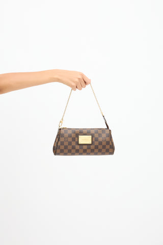 Louis Vuitton 2013 Damier Ebene Eva Pochette Bag