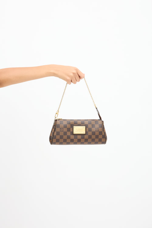Louis Vuitton 2013 Damier Ebene Eva Pochette Bag