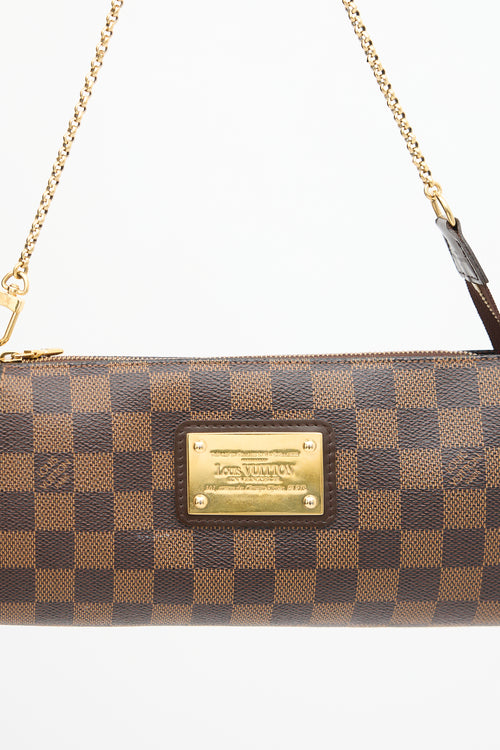 Louis Vuitton 2013 Damier Ebene Eva Pochette Bag