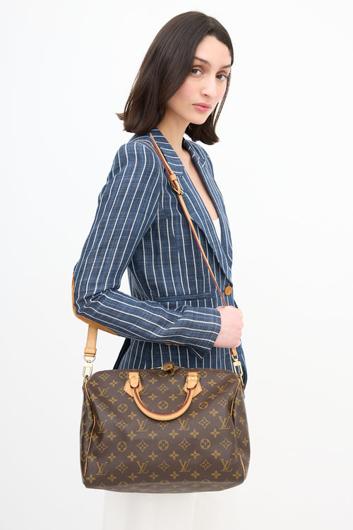 Louis Vuitton 2014 Monogram Speedy 35 Bag