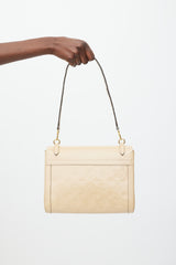 Louis Vuitton 2015 Beige Monogram Vernis Leather Venice Dune Bag
