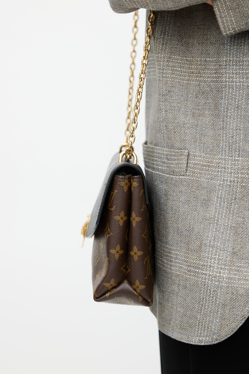Louis Vuitton 2017 Brown & Black Monogram Saint Placide Shoulder Bag