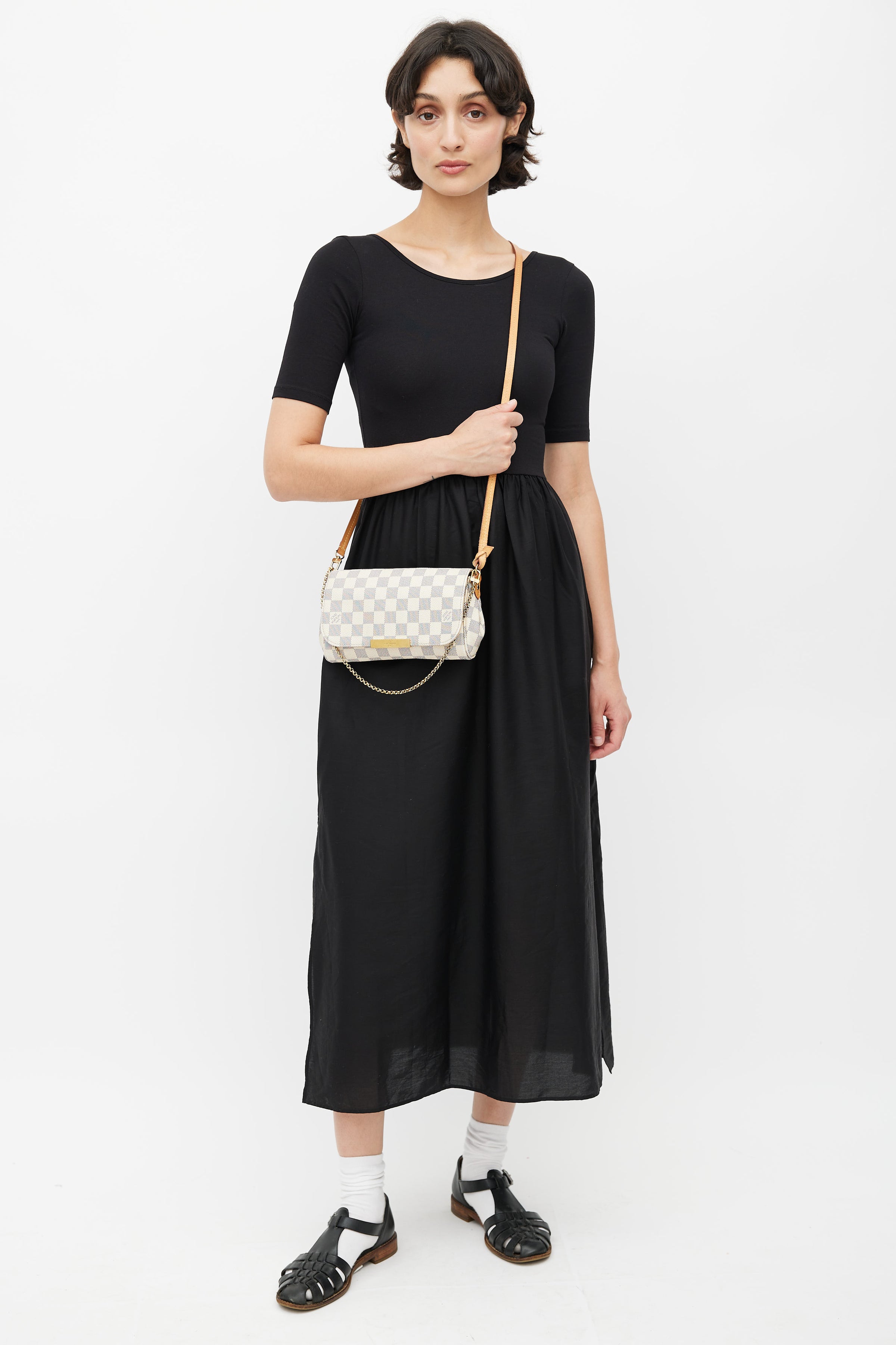 Louis Vuitton Damier Azur Favorite Pm Shoulder Bag